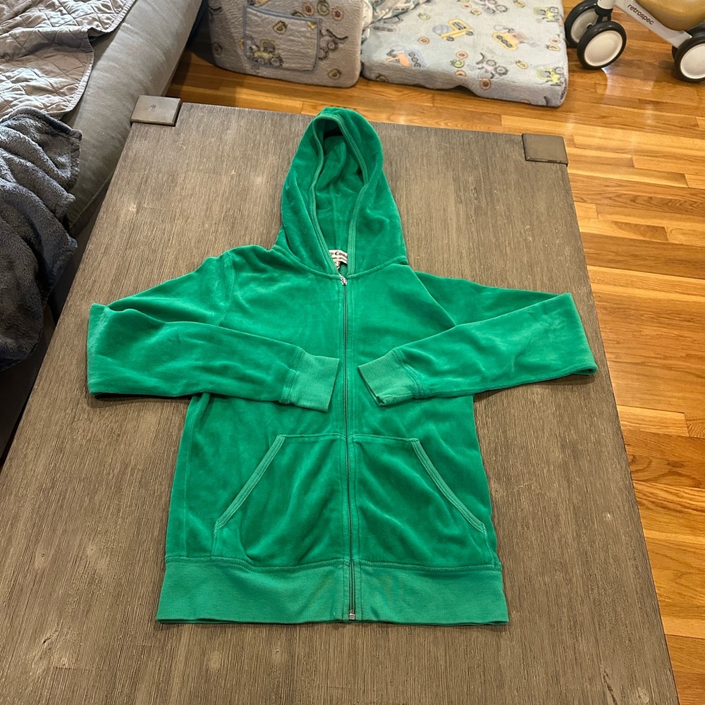 Green velour juicy tracksuit
